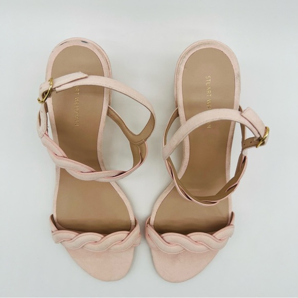Stuart Weitzman Twistie Heels | Rosewater | Sz 9.5 - Picture 5 of 11